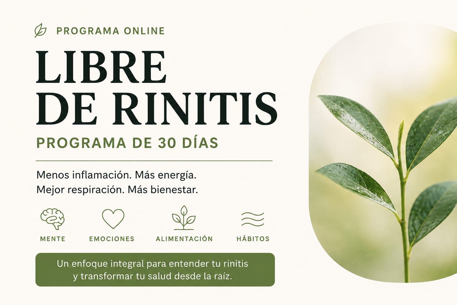 Libre de Rinitis - Programa de 30 días
